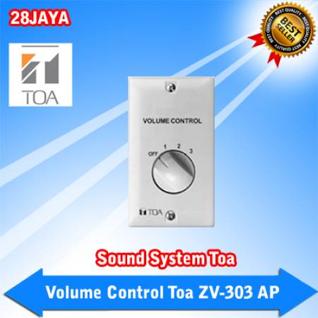 Sound System Volume Control Toa ZV-303AP