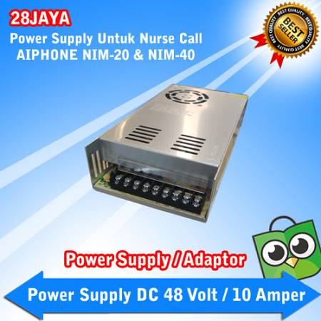 Power Supply DC 48V / 10A - Untuk Nurse Call Aiphone NIM-20